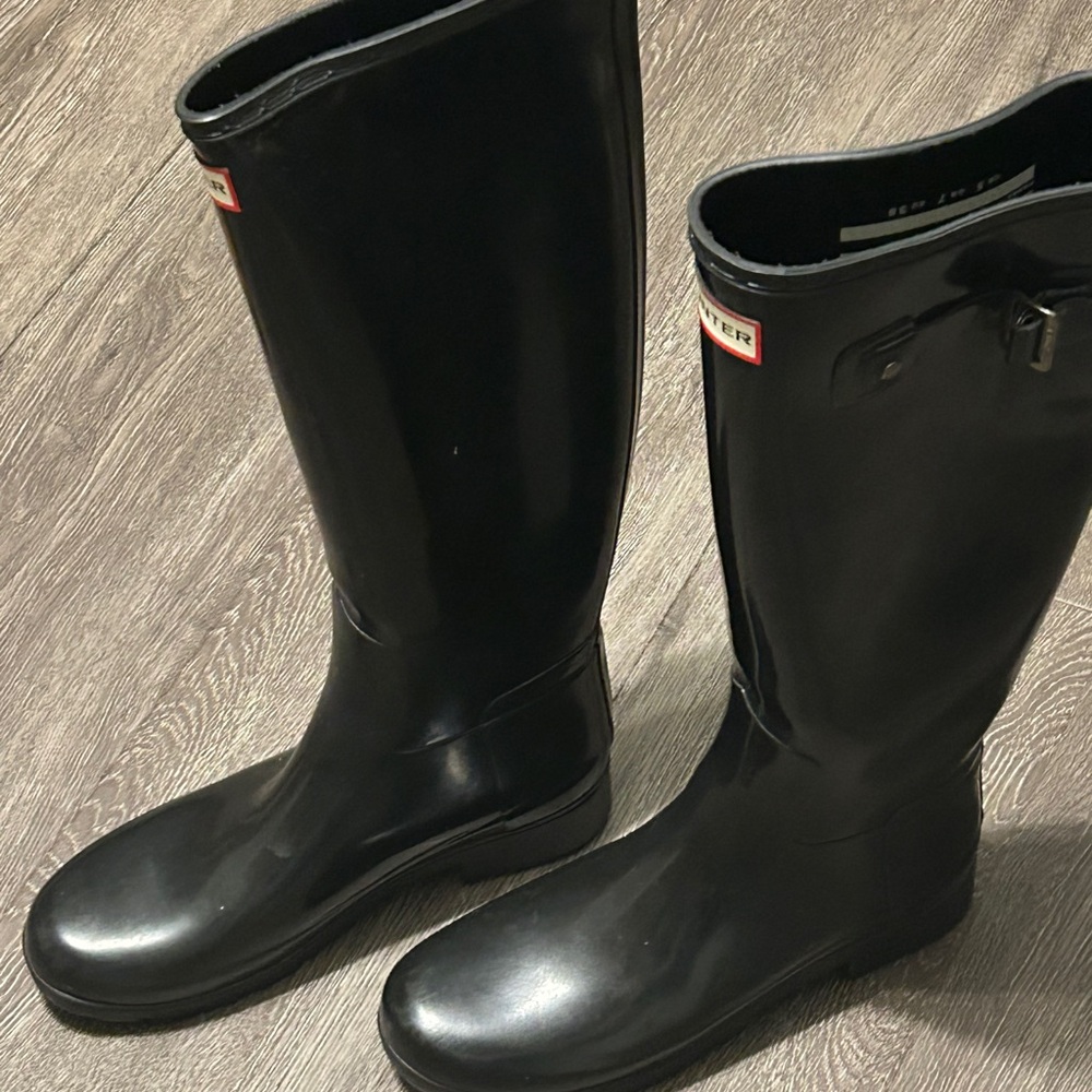 Hunter Classic Black Tall Rain Boots